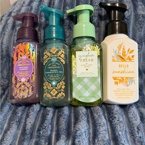 Bath & Body Works Foaming Hand Soap Assorted Scents — Purple, Teal, Green, White